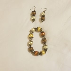Bracelet and Earrings Set